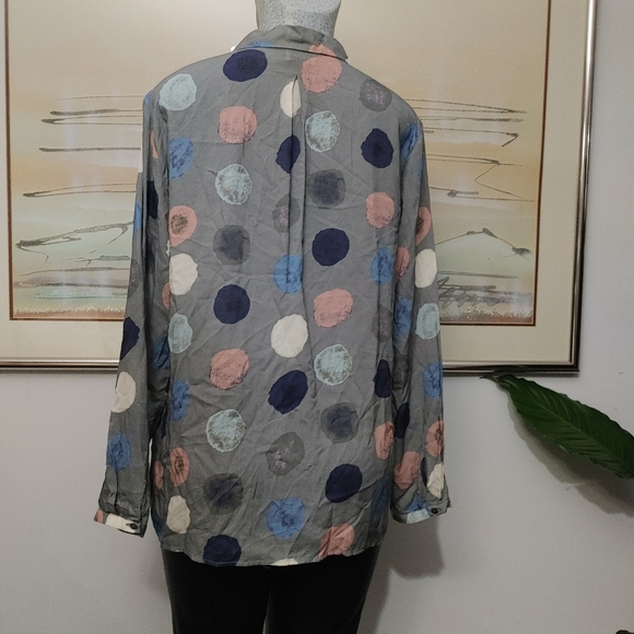 Milano Italy Long Sleeve Button Up Shirt Size 44 - Picture 7 of 9